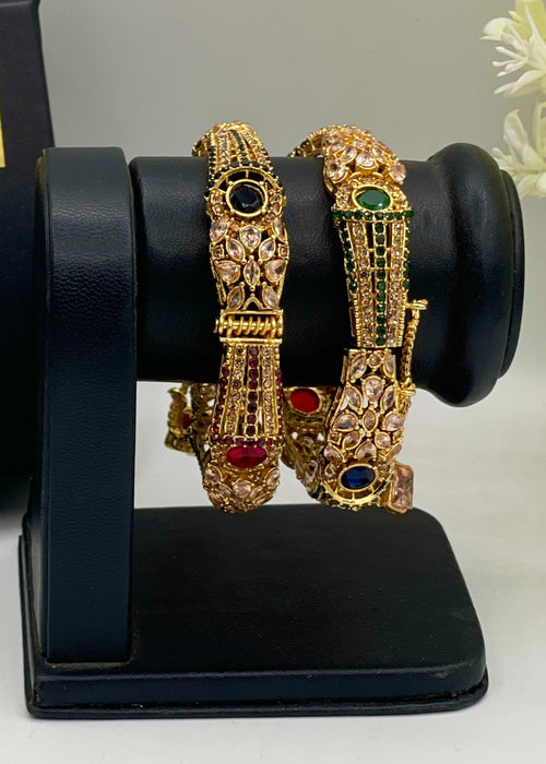 Shop the Rushna Openable Bangle Set from Zarosh Jewel