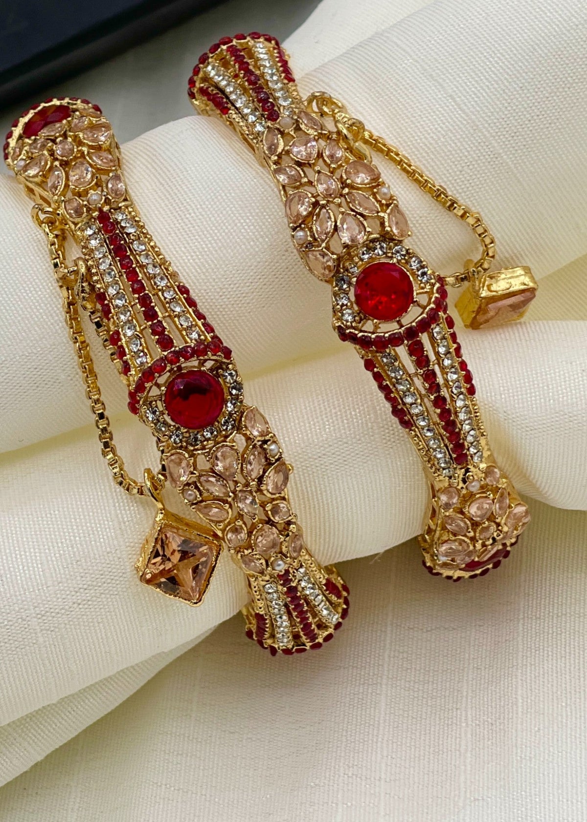 Shop the Rushna Openable Bangle Set from Zarosh Jewel