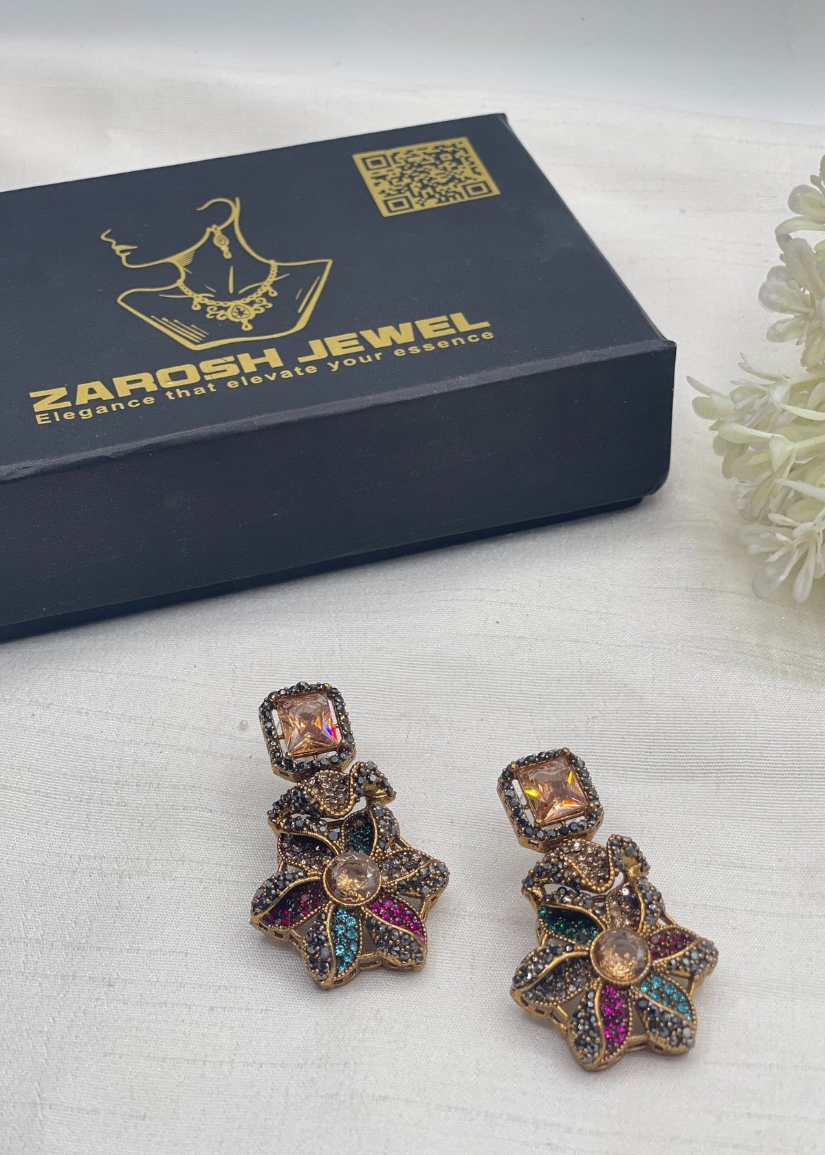 Shop the Saba Earring from Zarosh Jewel