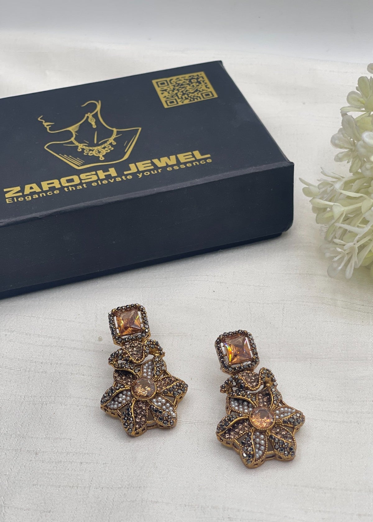 Shop the Saba Earring from Zarosh Jewel