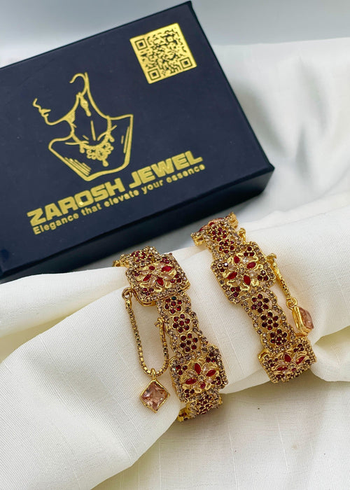 Shop the Sabaya Openable Bangle Set from Zarosh Jewel