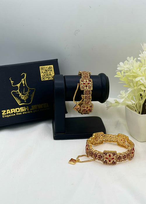 Shop the Sabaya Openable Bangle Set from Zarosh Jewel