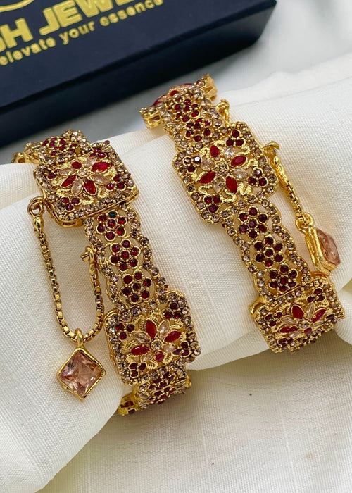 Shop the Sabaya Openable Bangle Set from Zarosh Jewel