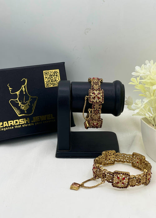 Shop the Sabaya Openable Bangle Set from Zarosh Jewel