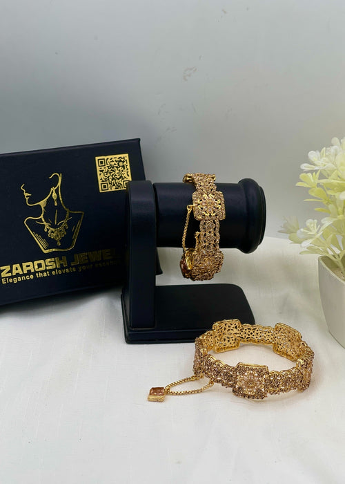 Shop the Sabaya Openable Bangle Set from Zarosh Jewel