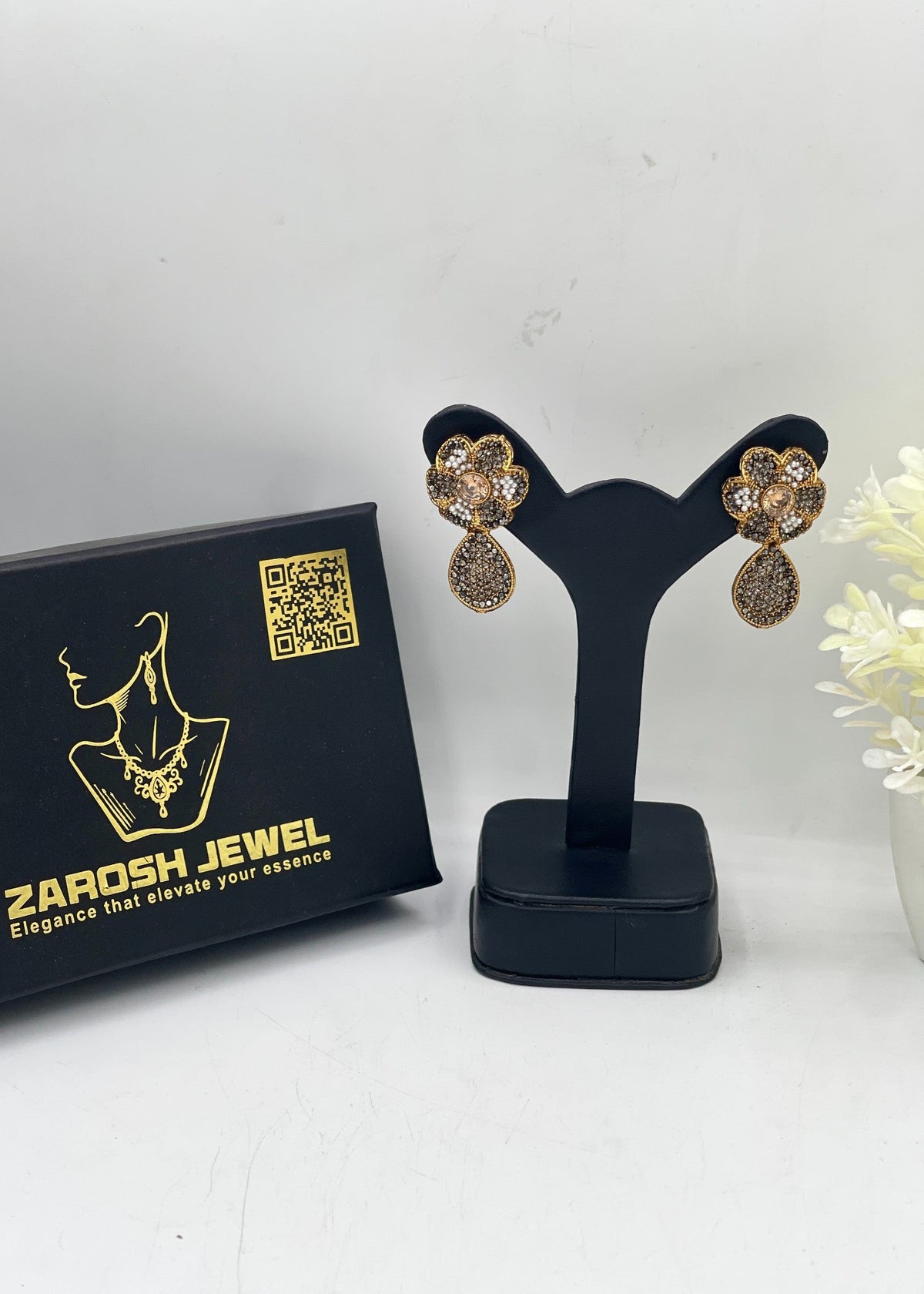 Shop the Sabira Earrings from Zarosh Jewel