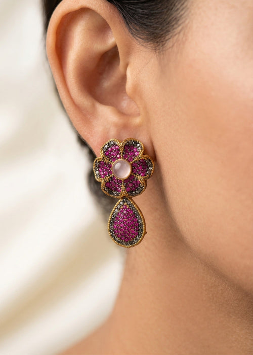 Sabira Earrings by Zarosh Jewel