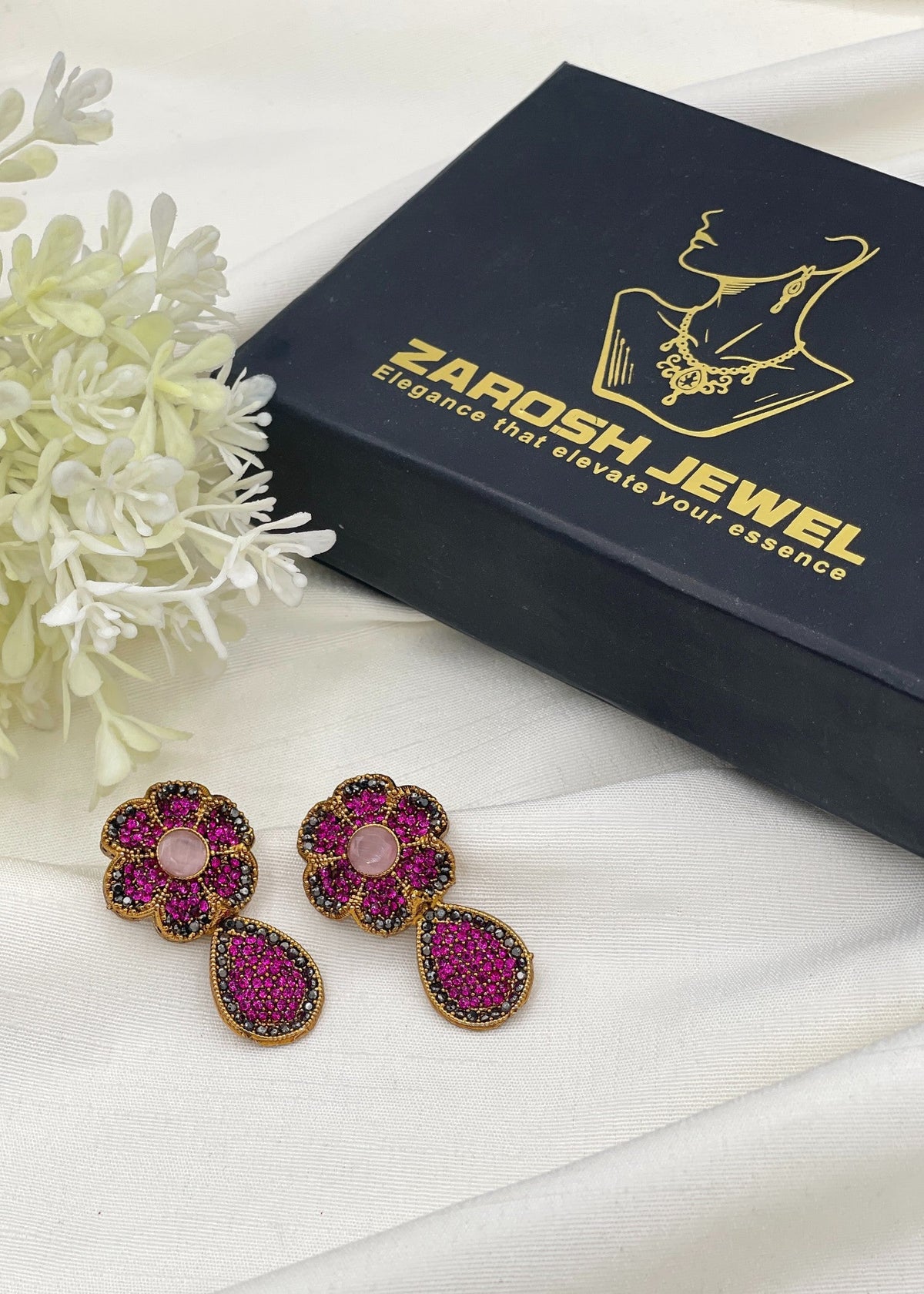 Shop the Sabira Earrings from Zarosh Jewel