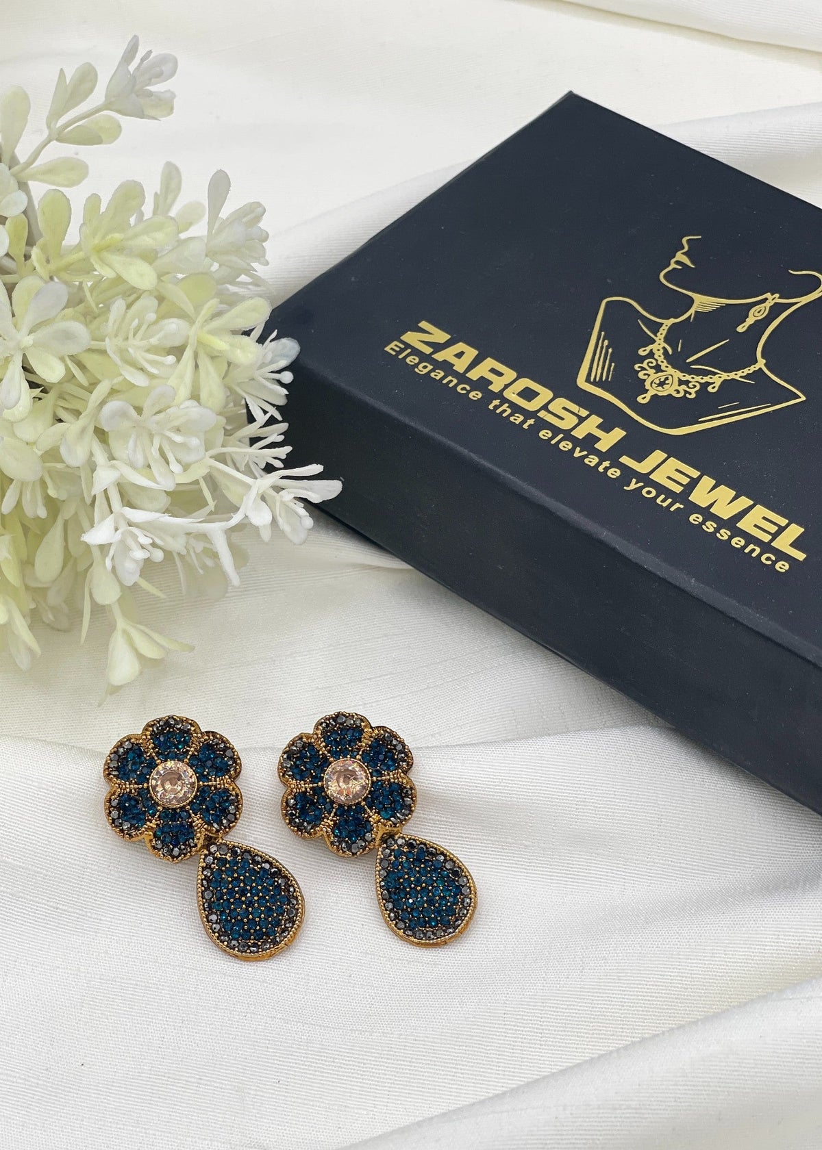 Shop the Sabira Earrings from Zarosh Jewel