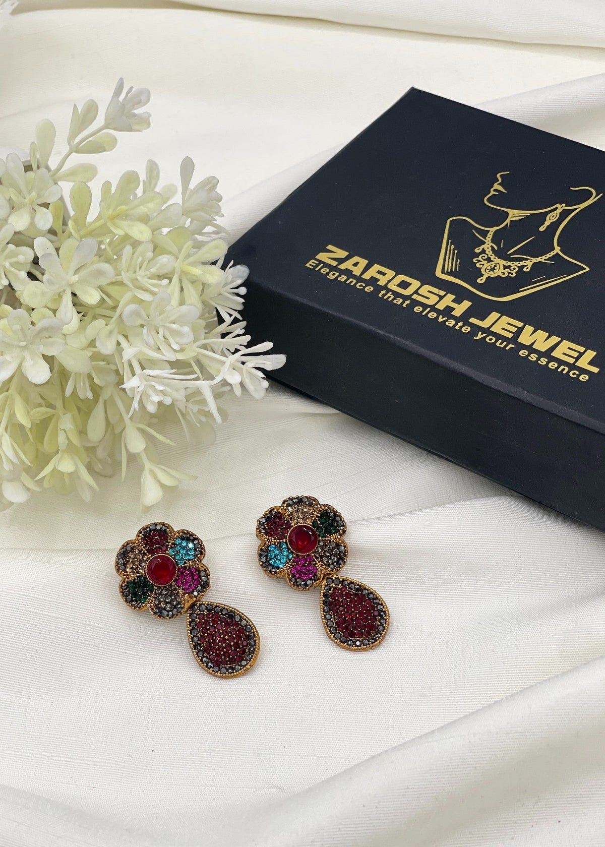 Shop the Sabira Earrings from Zarosh Jewel