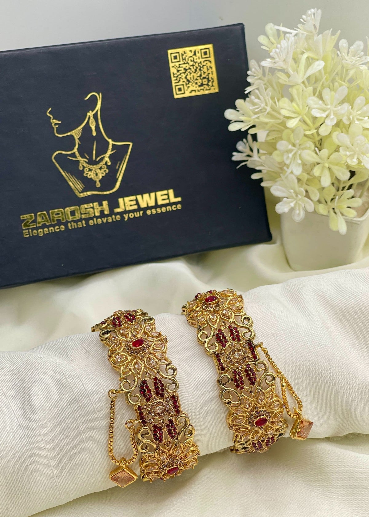 Shop the Sabreen Bangle from Zarosh Jewel