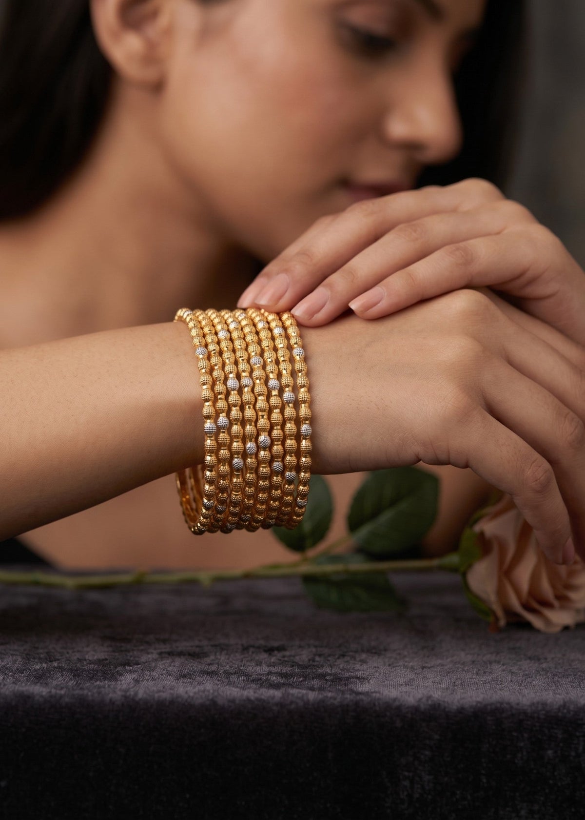 Sabz Heritage Kadas by Zarosh Jewel