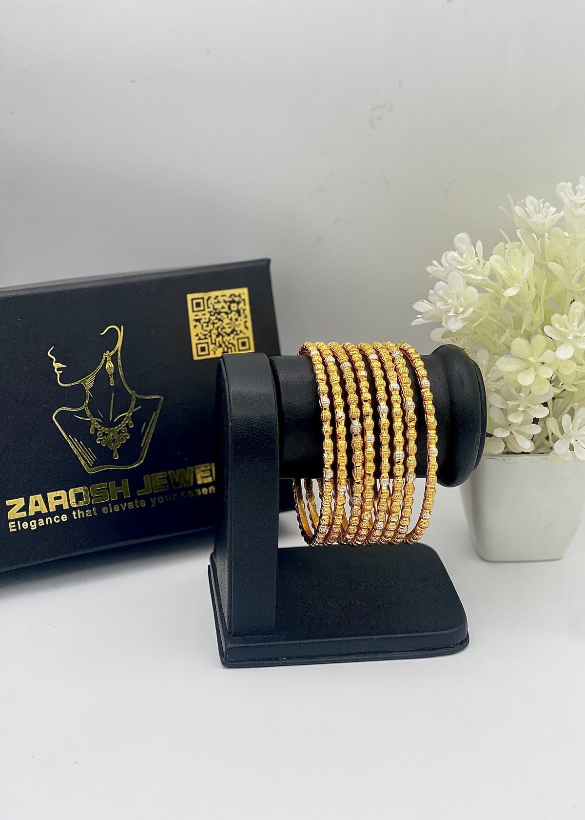Shop the Sabz Heritage Kadas from Zarosh Jewel