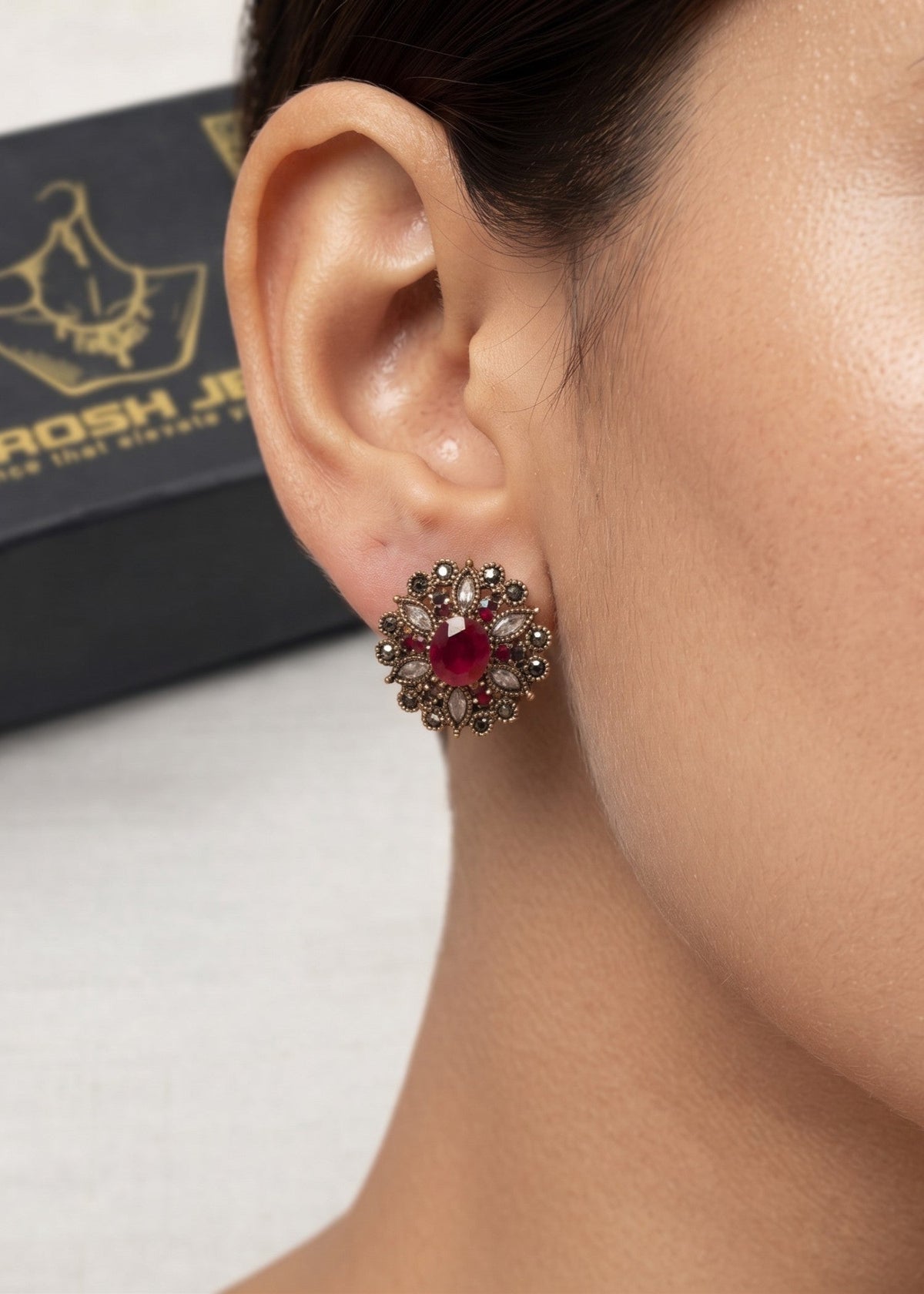 Shop the Sadia Traditional Earring from Zarosh Jewel