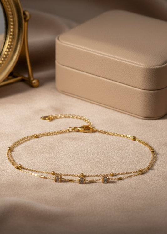 Shop the Safina Layered Bracelet from Zarosh Jewel