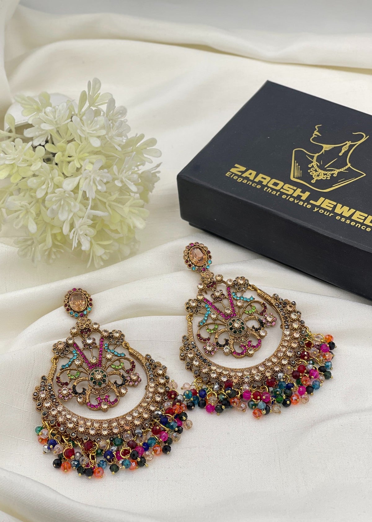 Shop the Sahla Heritage Earrings from Zarosh Jewel