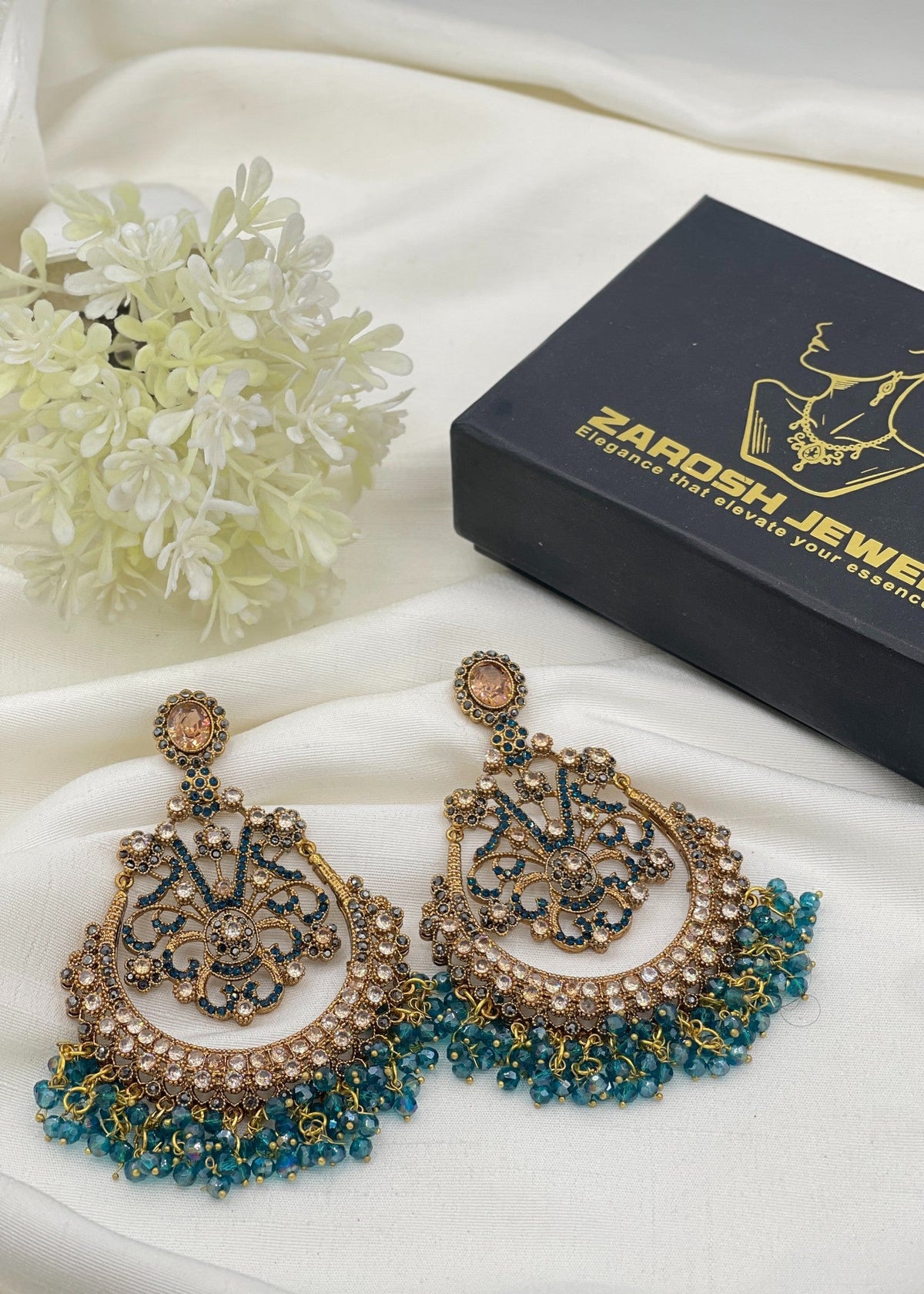 Shop the Sahla Heritage Earrings from Zarosh Jewel