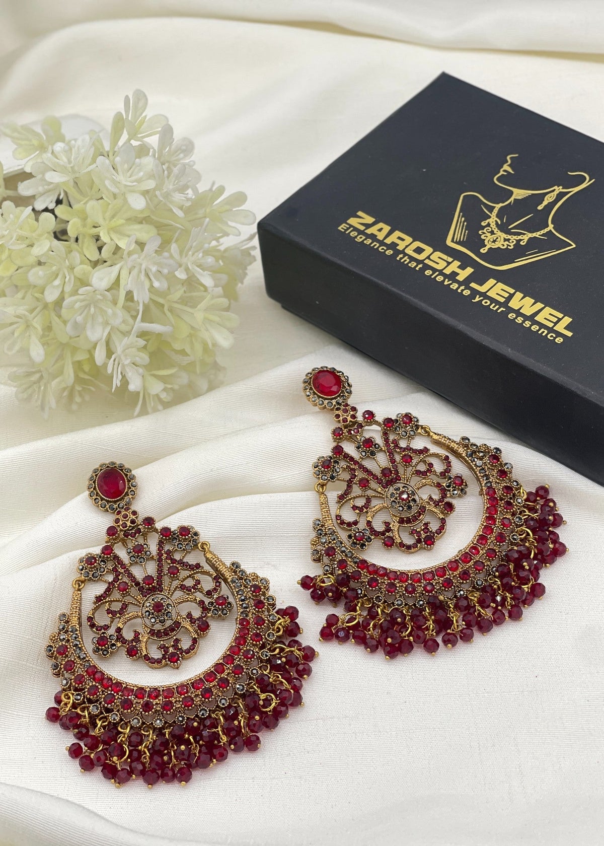 Shop the Sahla Heritage Earrings from Zarosh Jewel