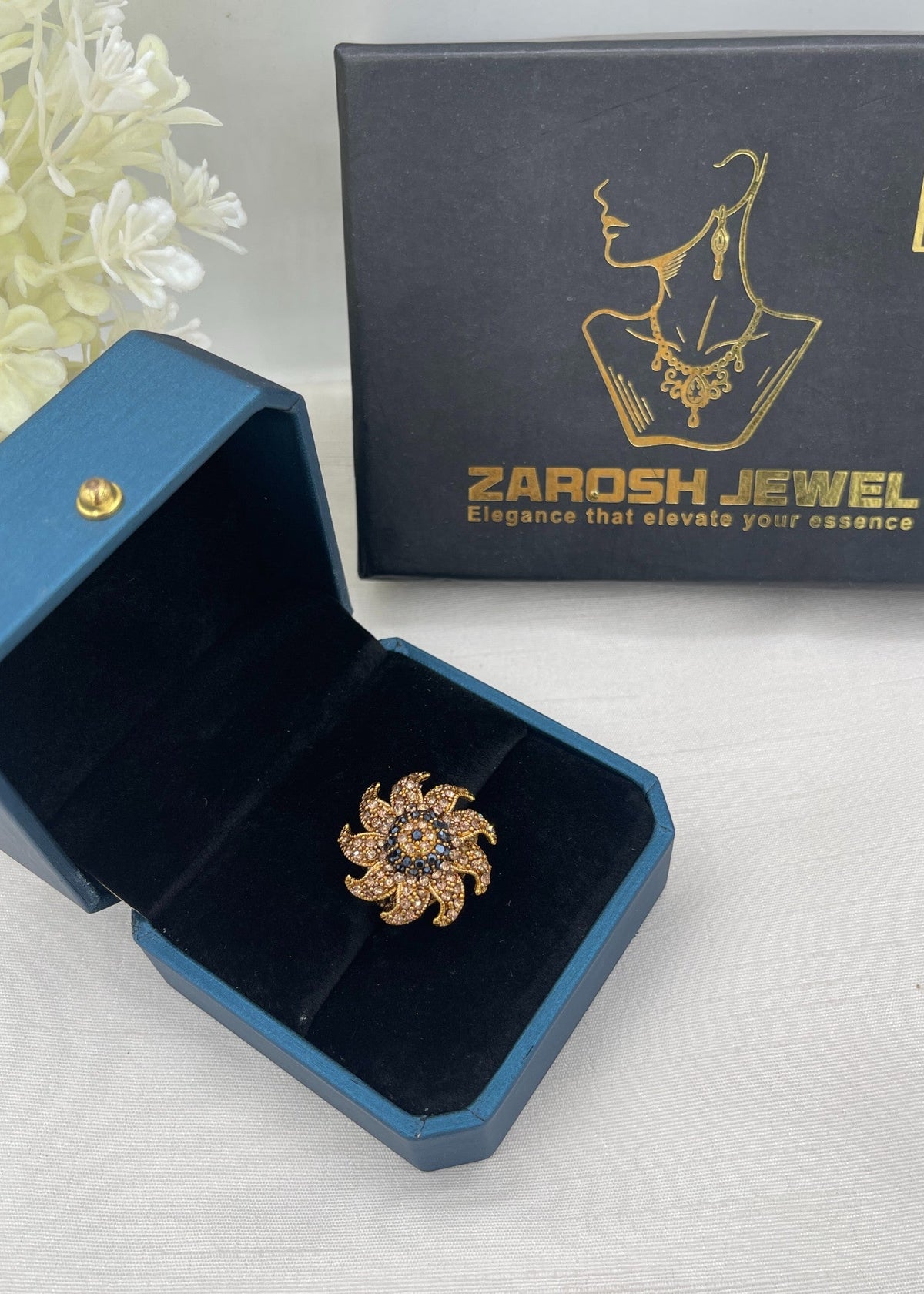 Shop the Sajida Premium Ring from Zarosh Jewel