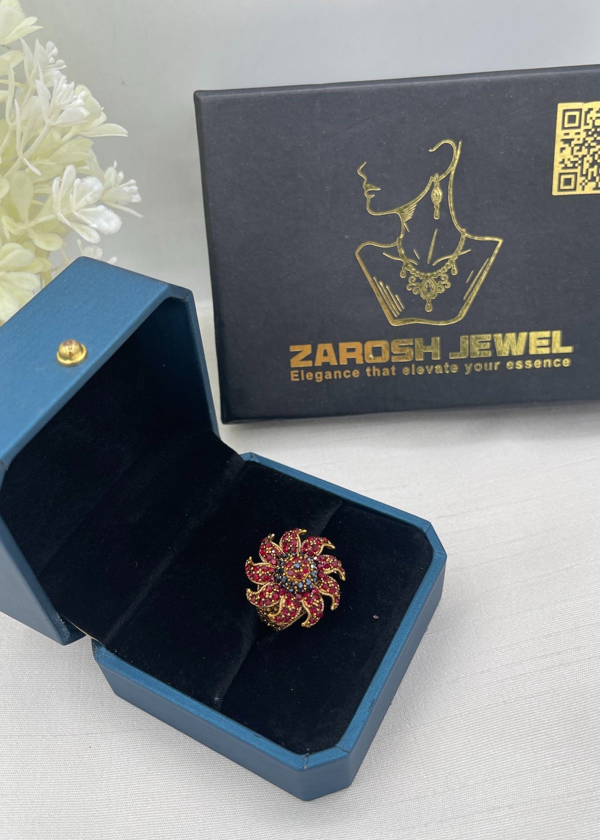 Shop the Sajida Premium Ring from Zarosh Jewel