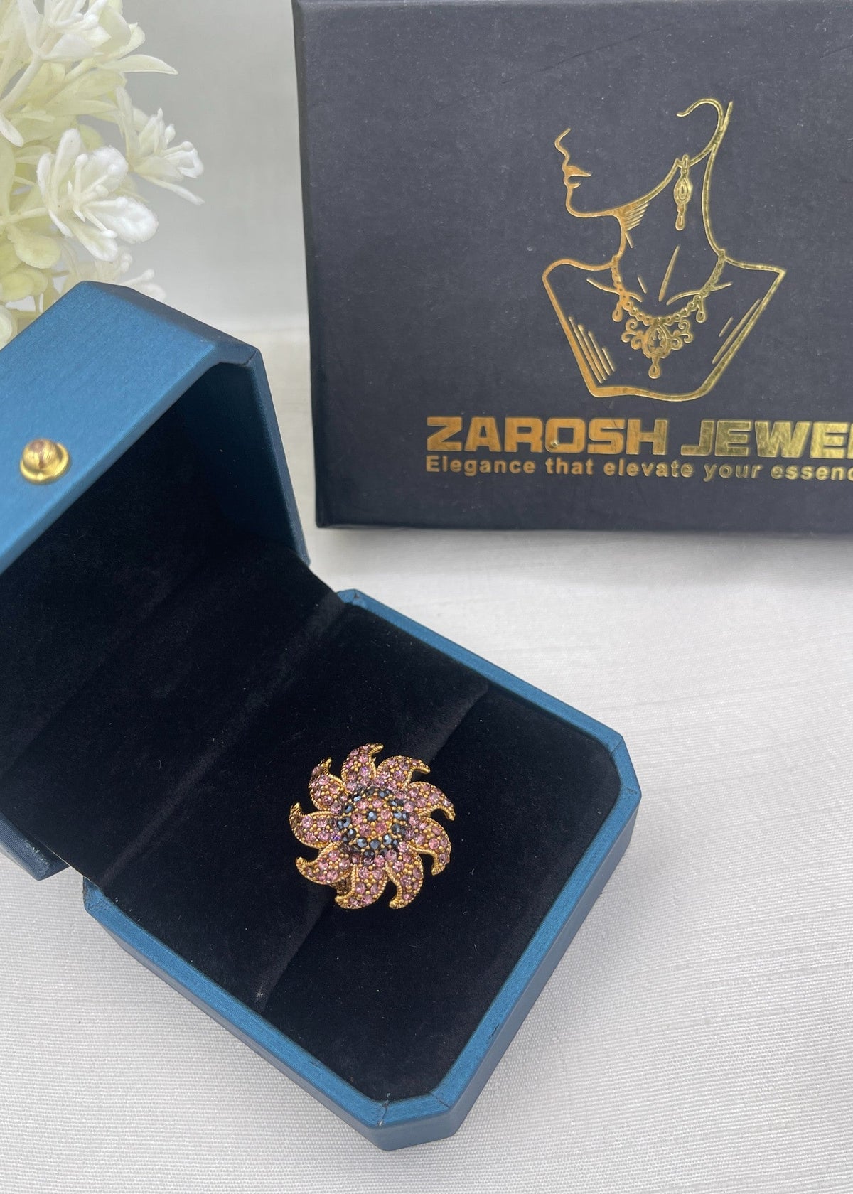 Shop the Sajida Premium Ring from Zarosh Jewel