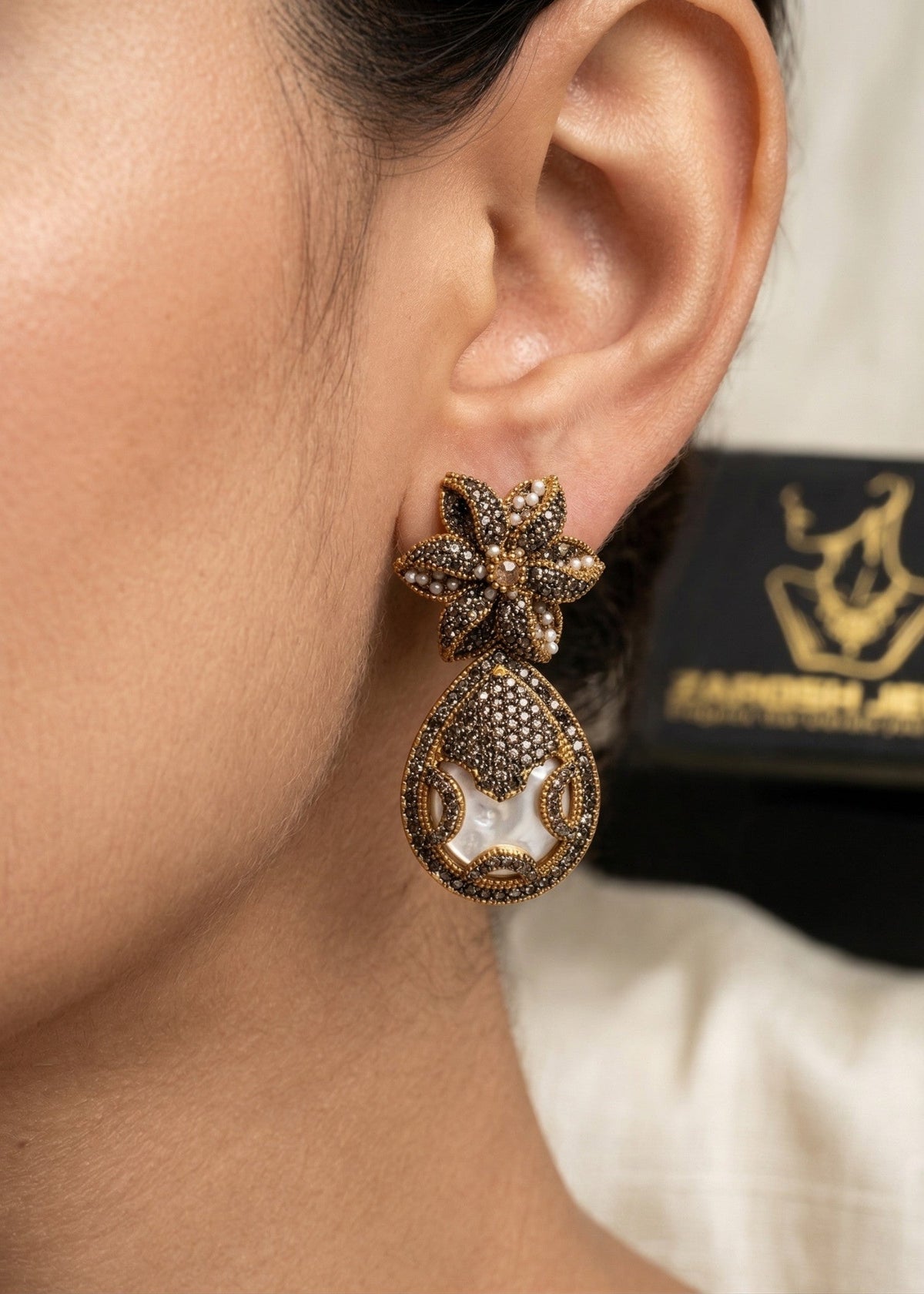 Shop the Salwa Earrings from Zarosh Jewel