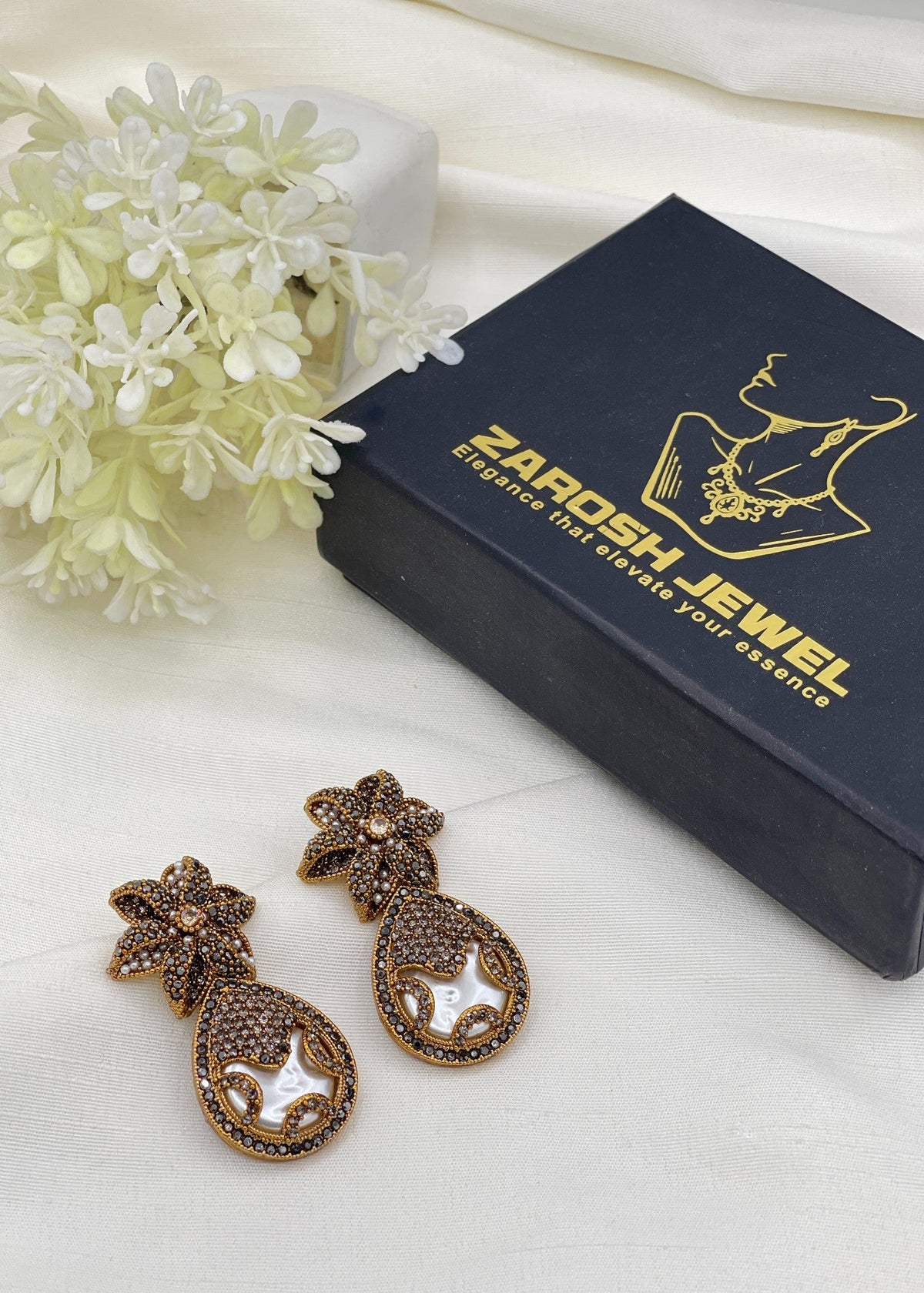 Shop the Salwa Earrings from Zarosh Jewel
