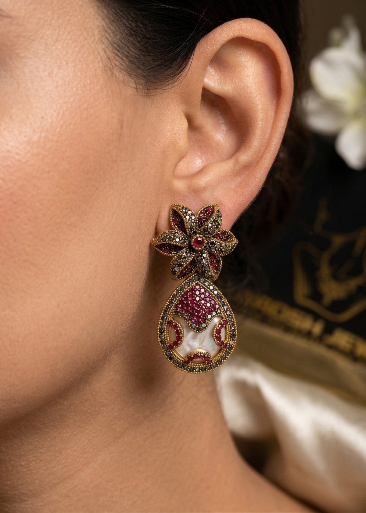 Shop the Salwa Earrings from Zarosh Jewel