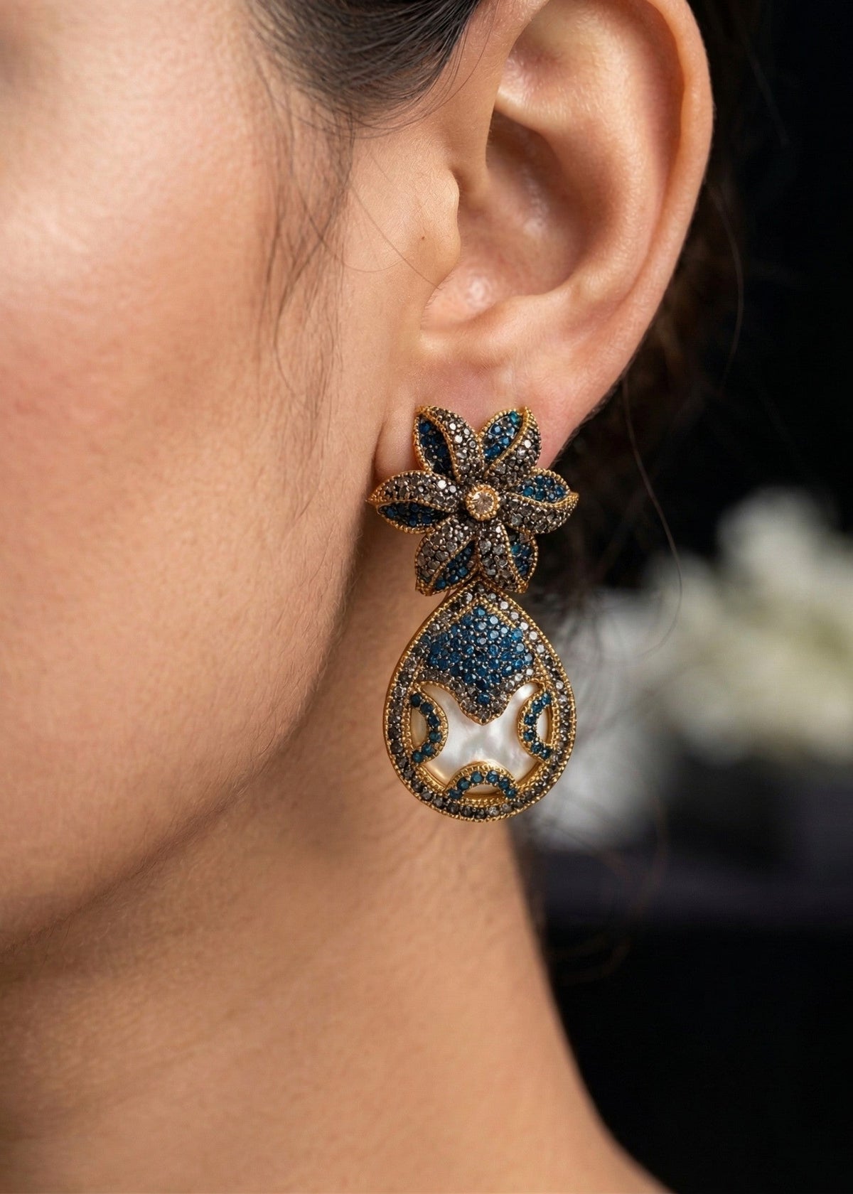 Shop the Salwa Earrings from Zarosh Jewel