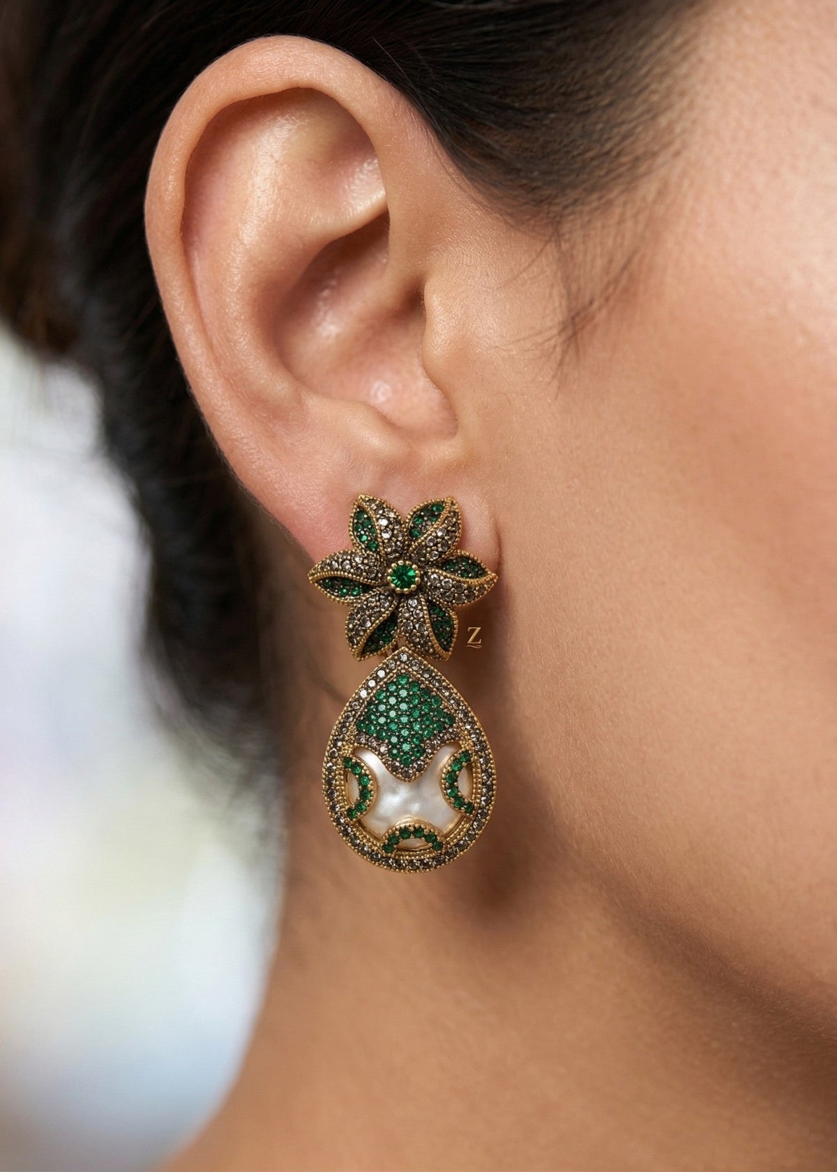 Shop the Salwa Earrings from Zarosh Jewel