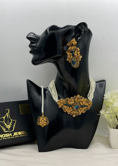 Shop the Samavia Choker set from Zarosh Jewel