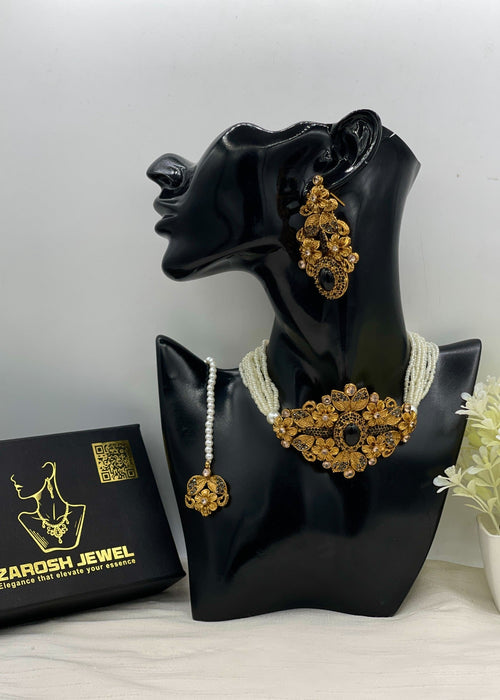 Shop the Samavia Choker set from Zarosh Jewel