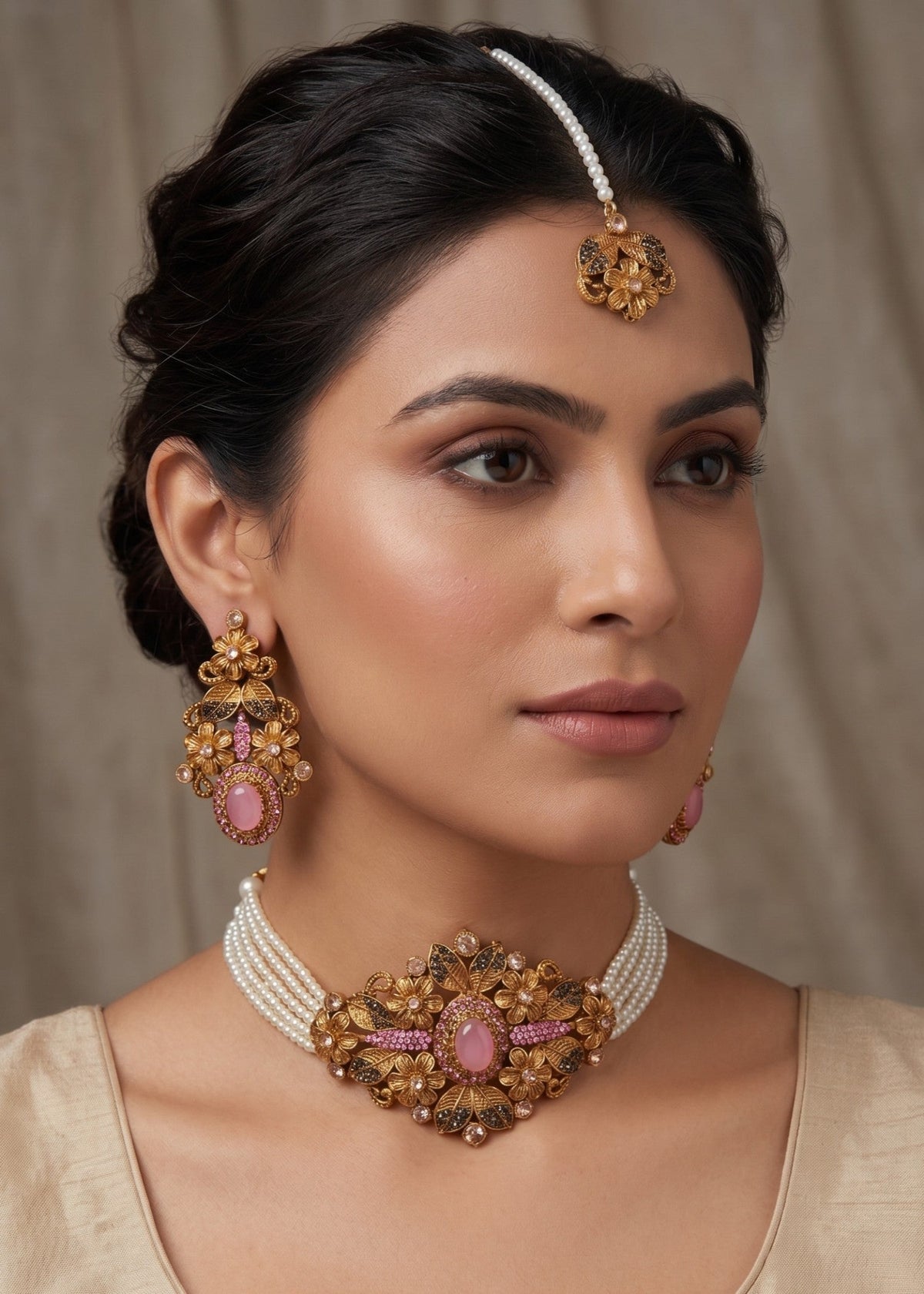 Shop the Samavia Choker set from Zarosh Jewel
