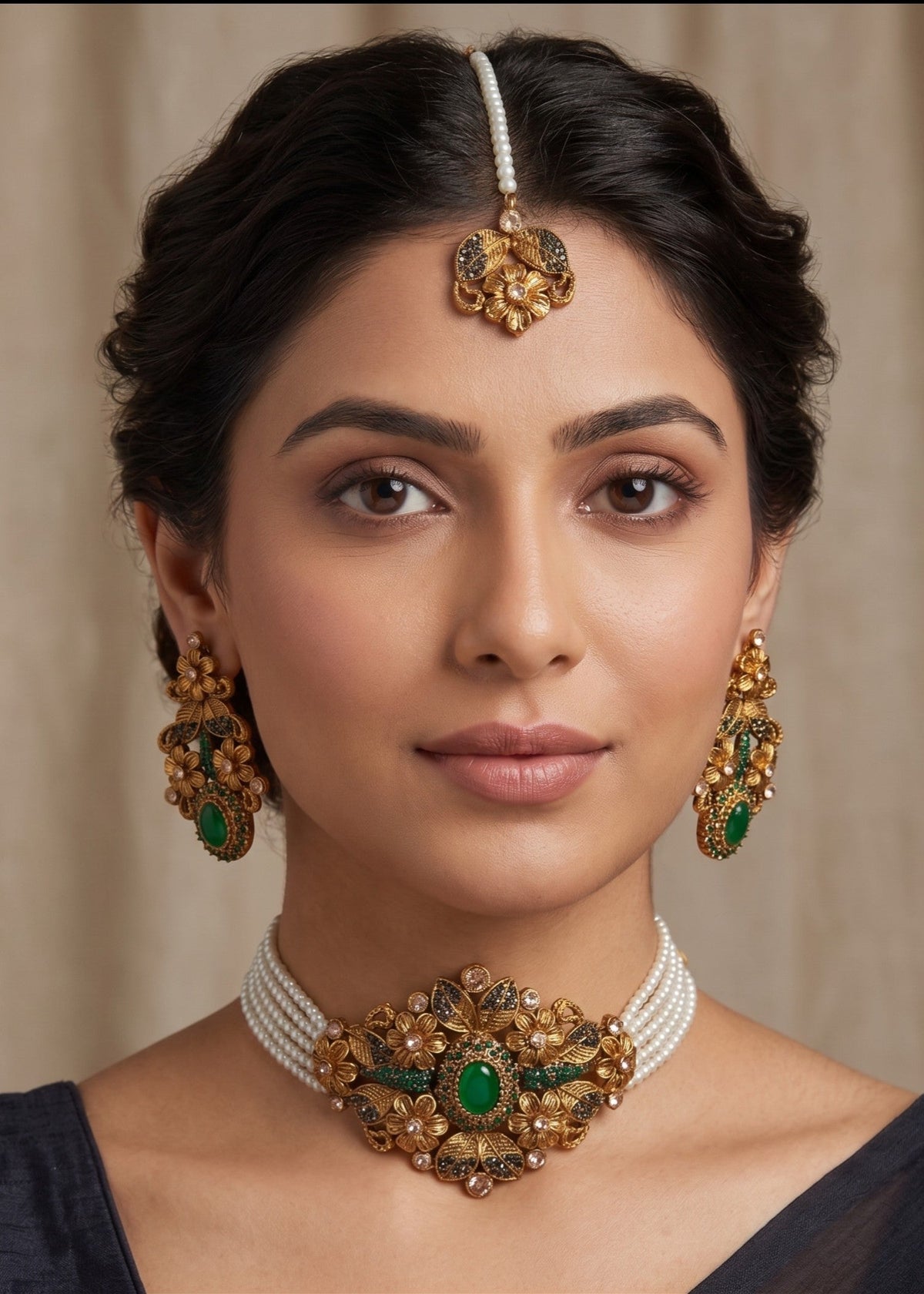 Shop the Samavia Choker set from Zarosh Jewel