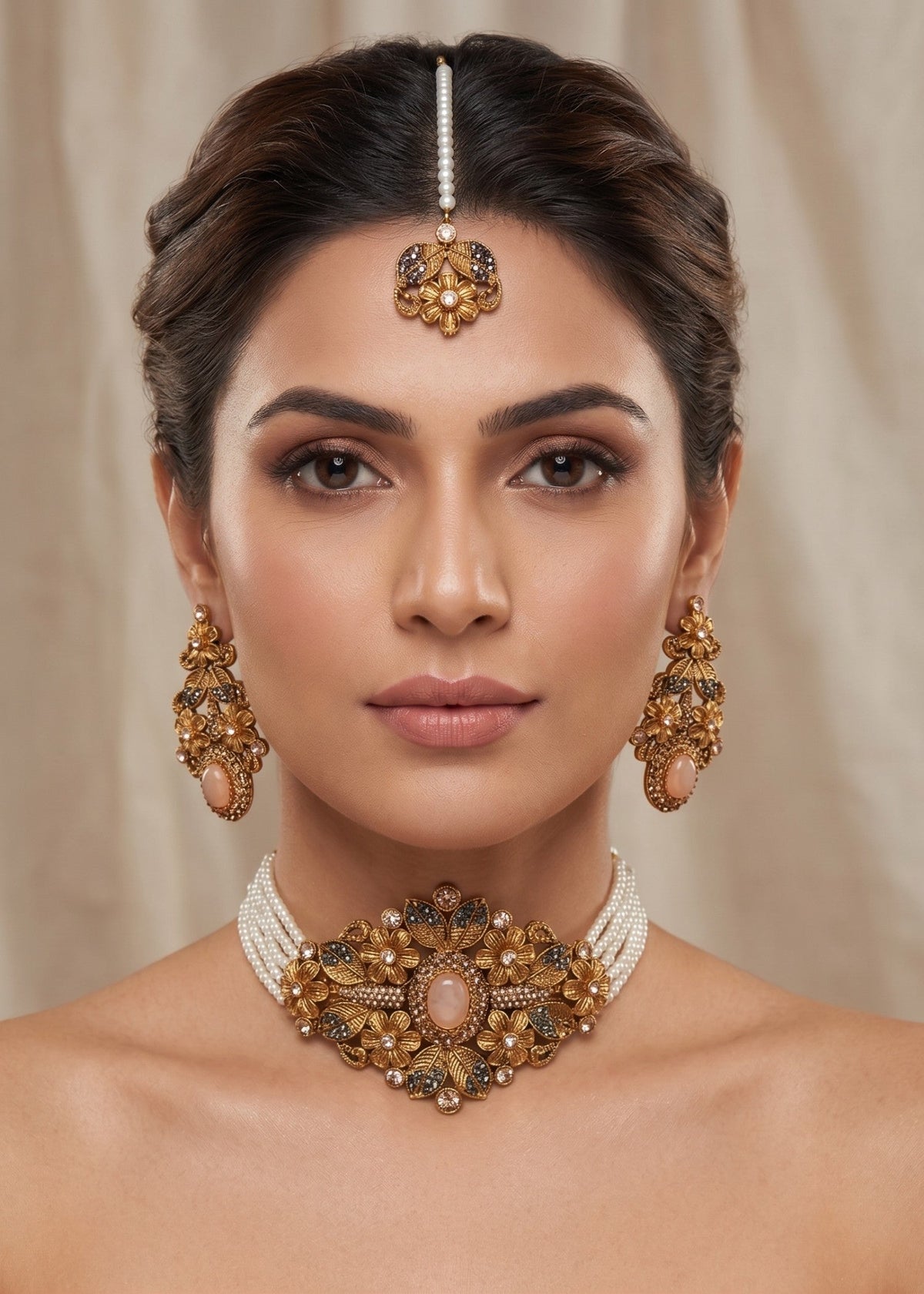 Shop the Samavia Choker set from Zarosh Jewel