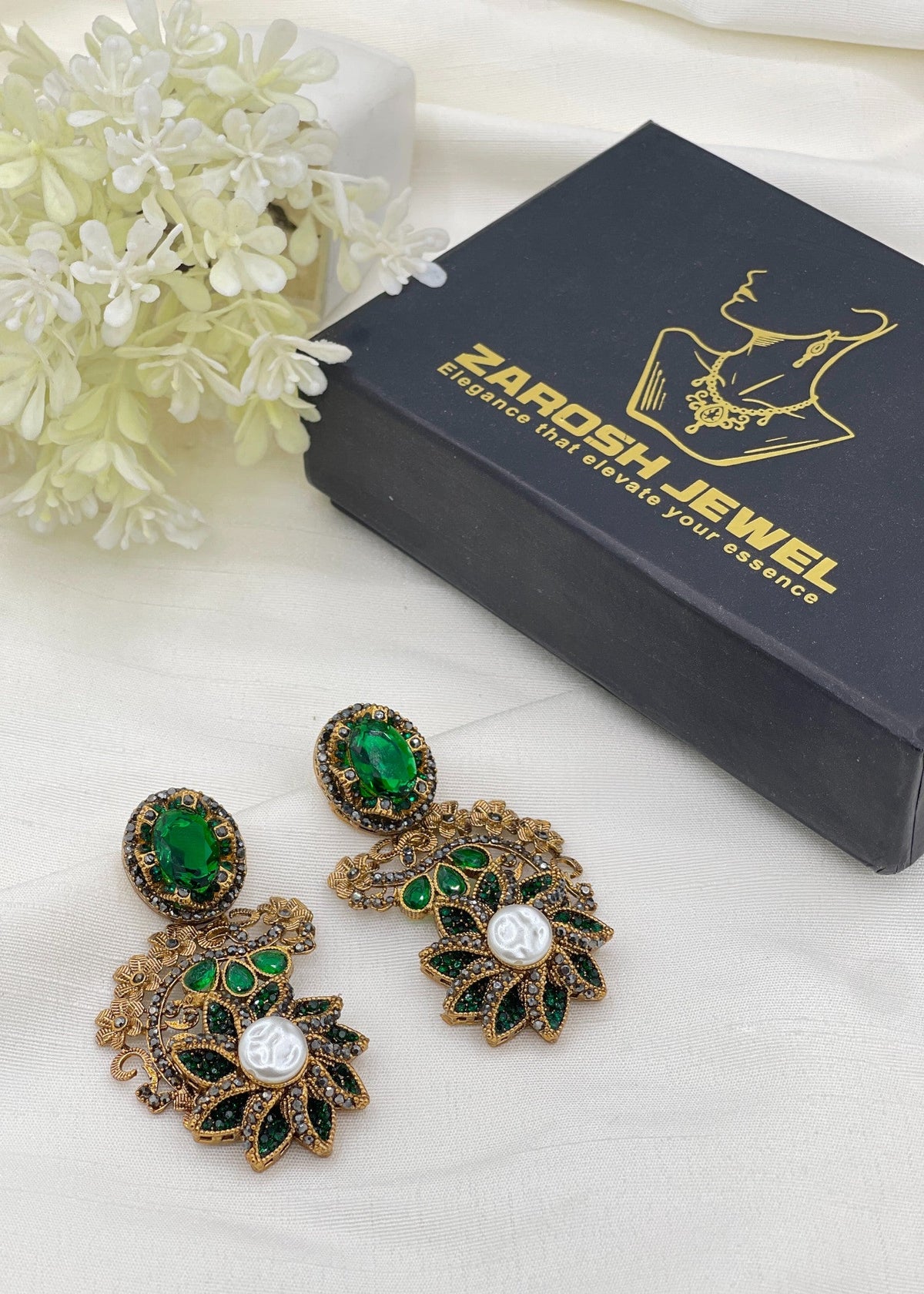 Shop the Sameeha Heritage Earrings from Zarosh Jewel