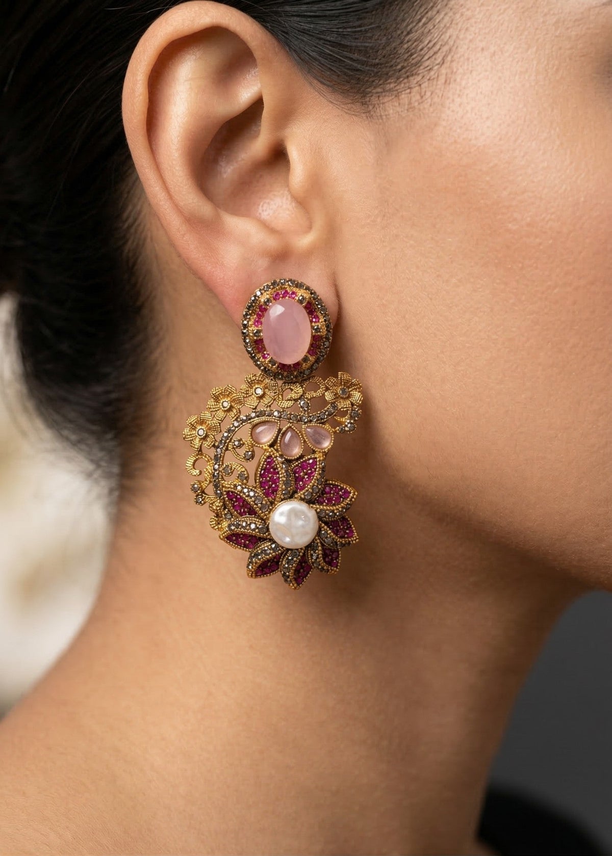Shop the Sameeha Heritage Earrings from Zarosh Jewel