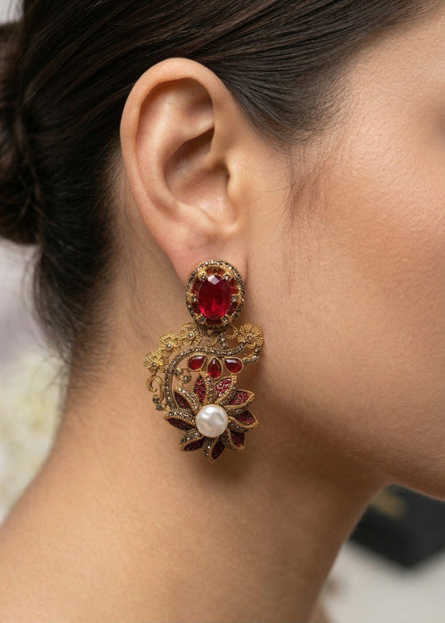 Shop the Sameeha Heritage Earrings from Zarosh Jewel