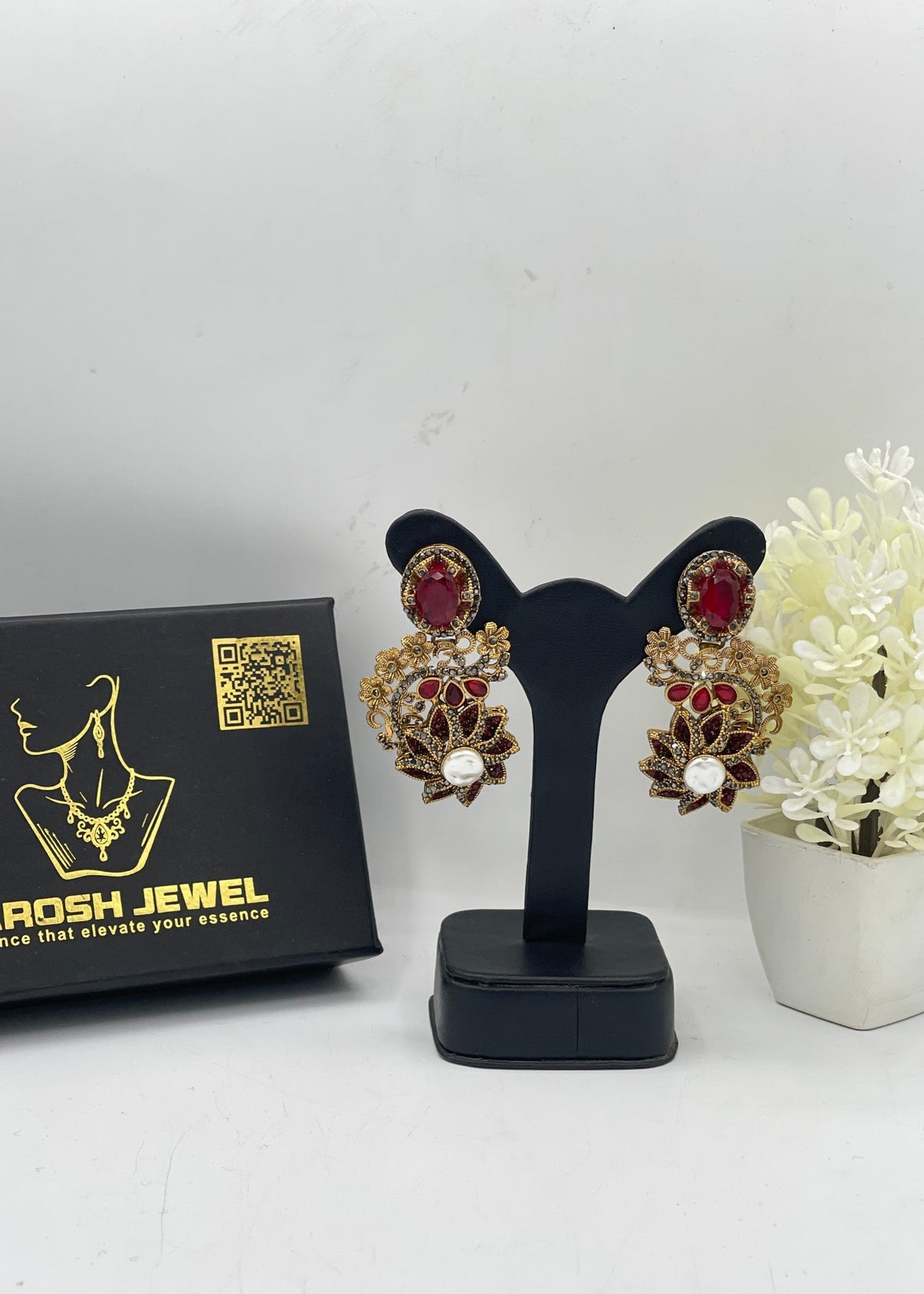 Shop the Sameeha Heritage Earrings from Zarosh Jewel