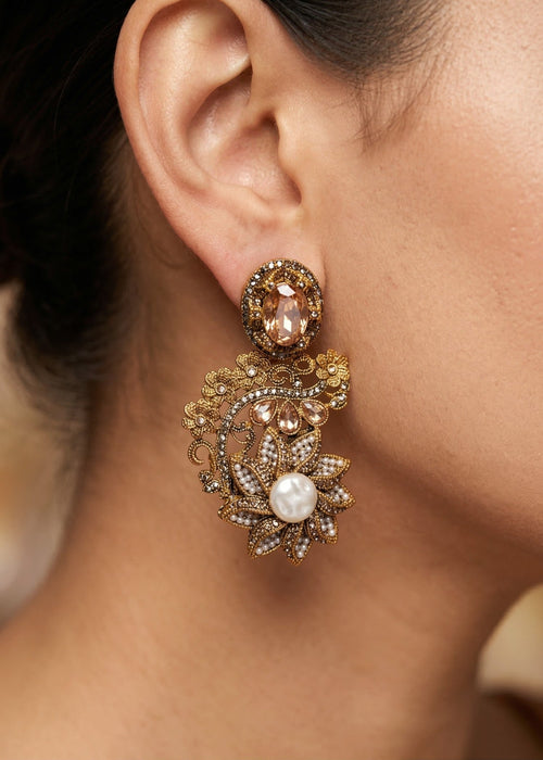 Shop the Sameeha Heritage Earrings from Zarosh Jewel