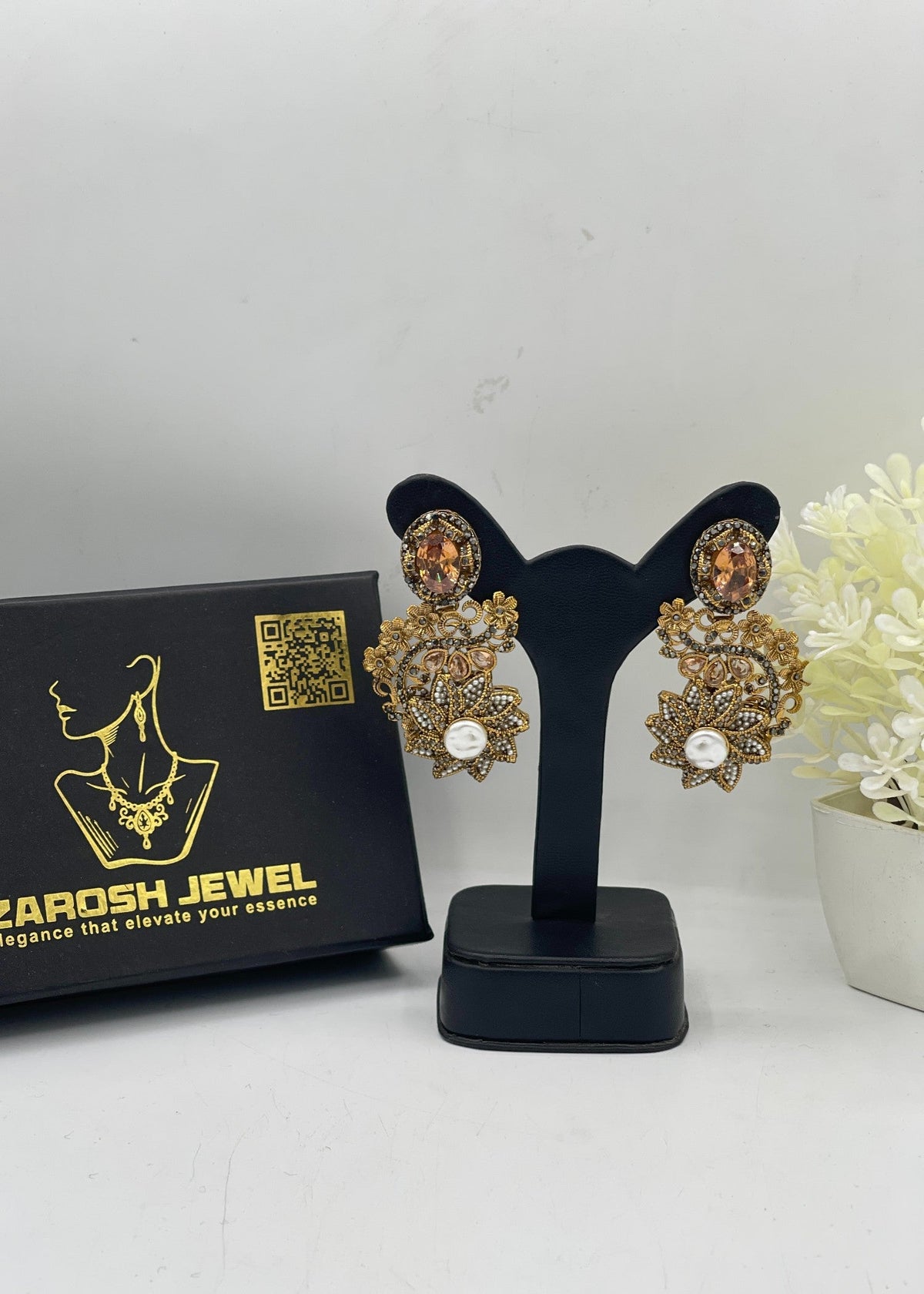 Shop the Sameeha Heritage Earrings from Zarosh Jewel