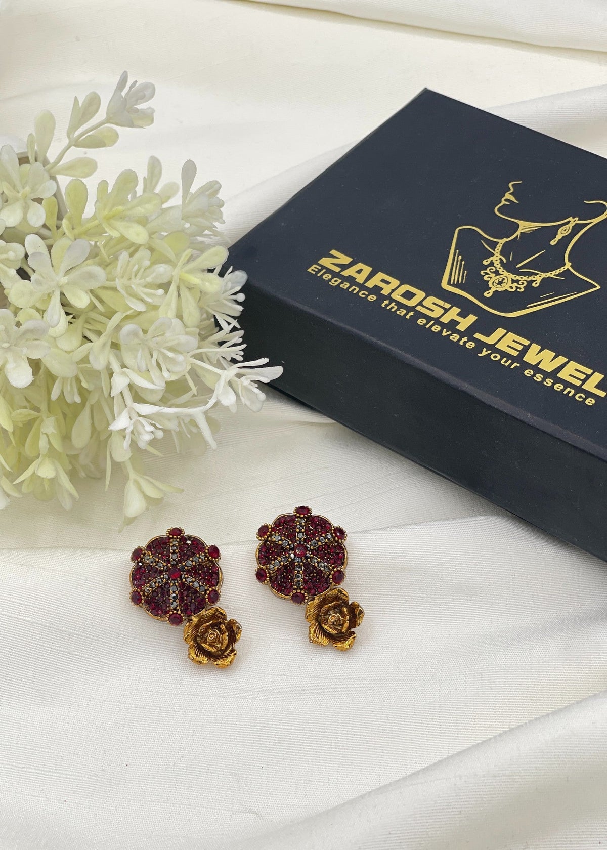 Shop the Samiya Heritage Earrings from Zarosh Jewel