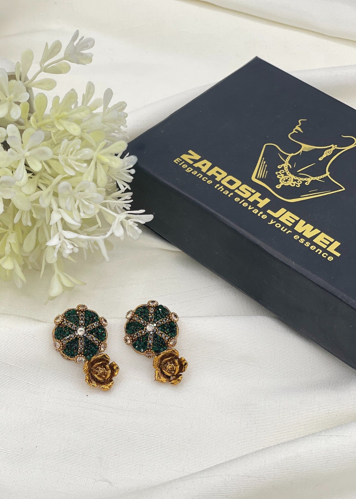 Shop the Samiya Heritage Earrings from Zarosh Jewel
