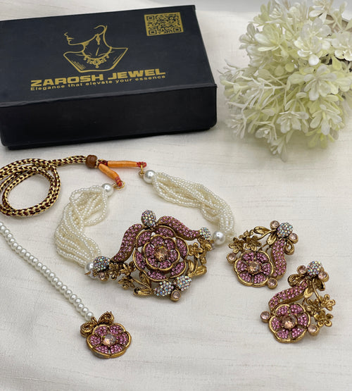 Shop the Samreen Choker Set from Zarosh Jewel