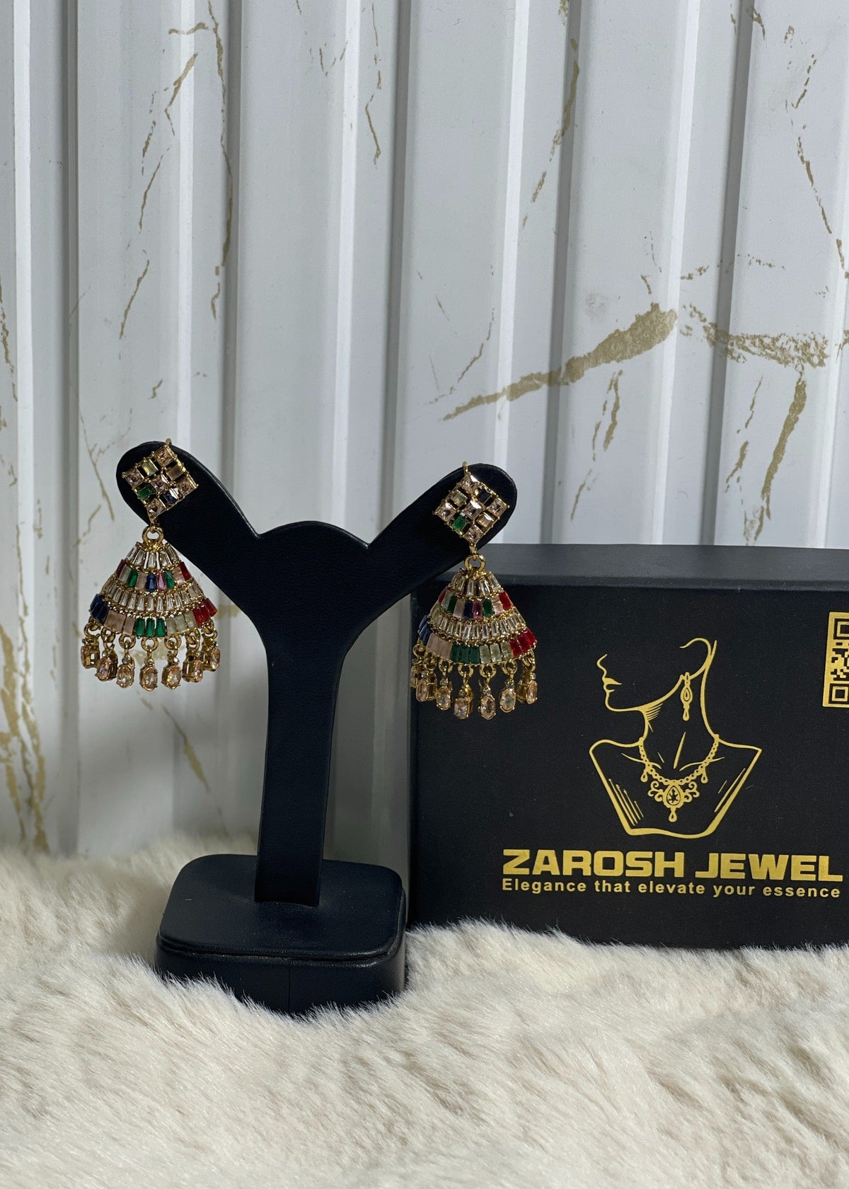Shop the Sana Jhumkas from Zarosh Jewel