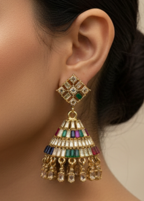 Shop the Sana Jhumkas from Zarosh Jewel