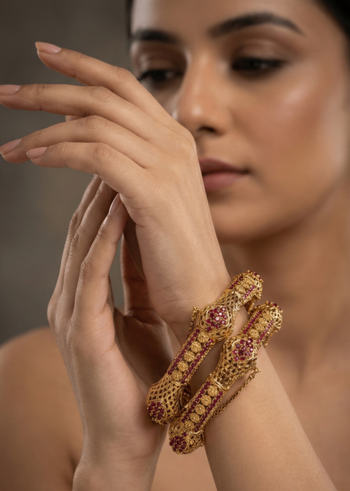 Shop the Sanam Bangle Set from Zarosh Jewel