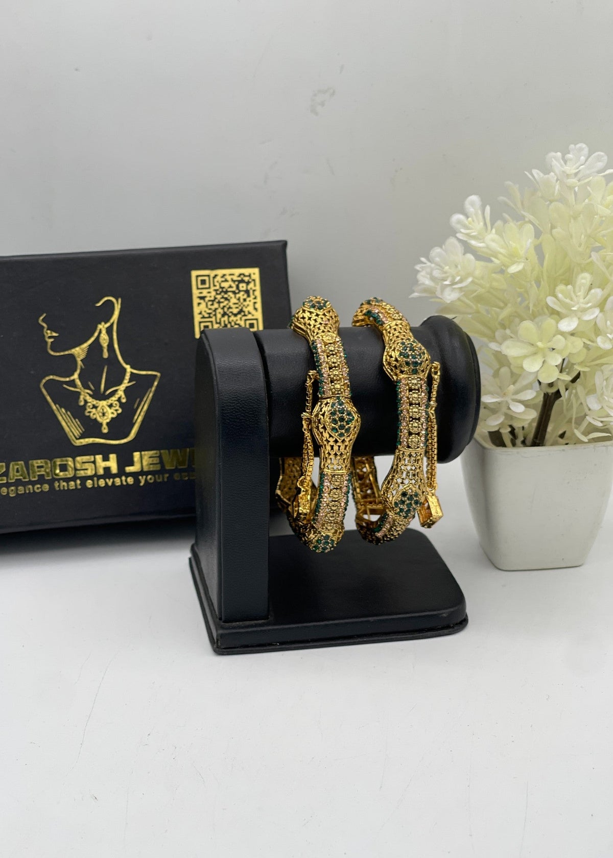 Shop the Sanam Bangle Set from Zarosh Jewel