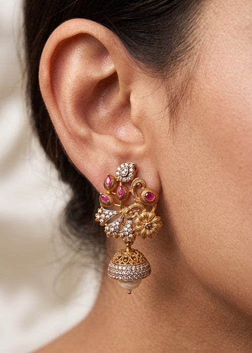 Shop the Sanobar Heritage Earring from Zarosh Jewel