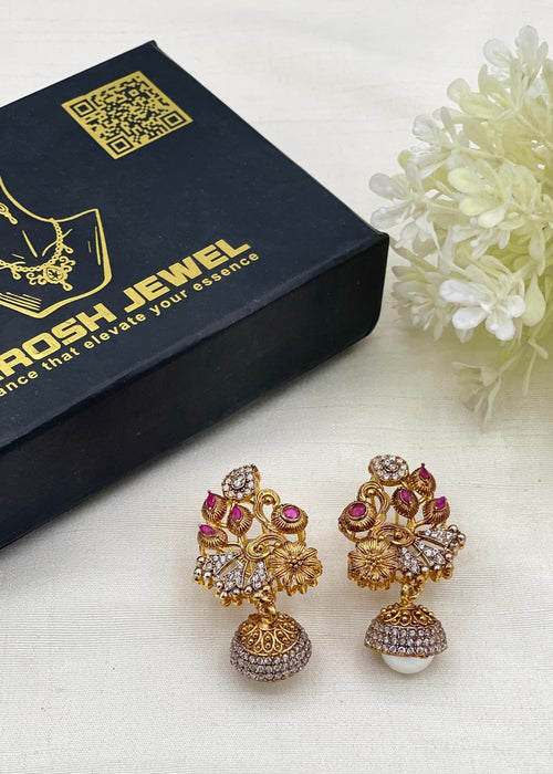 Shop the Sanobar Heritage Earring from Zarosh Jewel